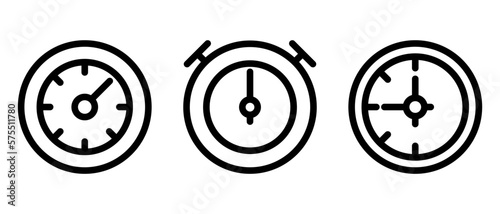 time icon or logo isolated sign symbol vector illustration - high quality black style vector icons
