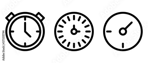time icon or logo isolated sign symbol vector illustration - high quality black style vector icons
