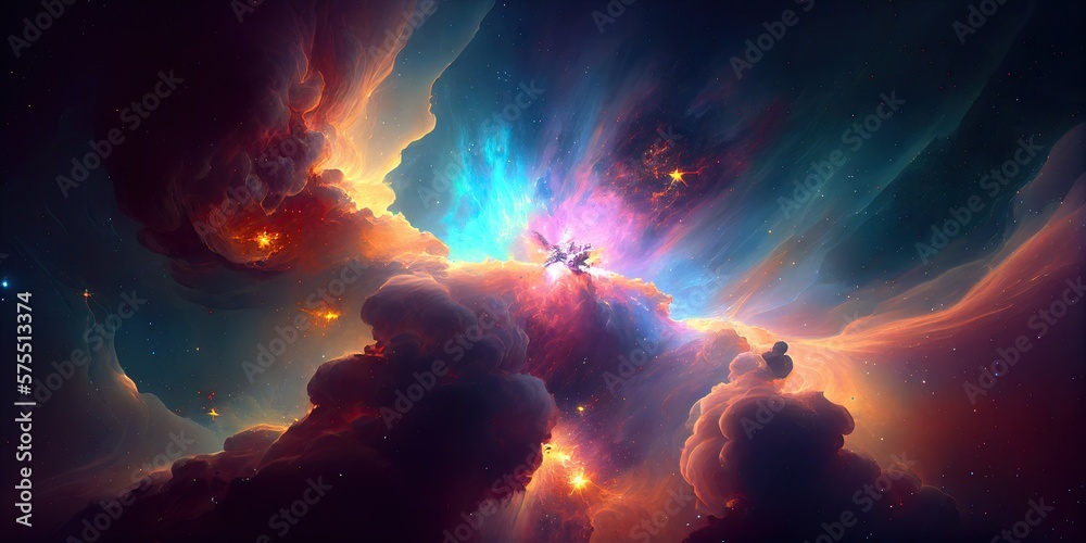 nebula colorful
