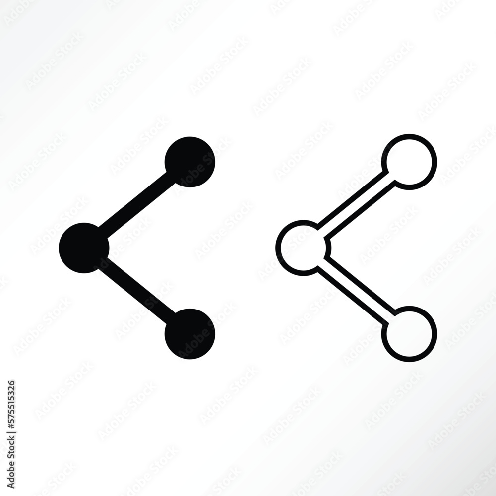 Minimalist vector of link symbol. Minimalist vector of link symbol.