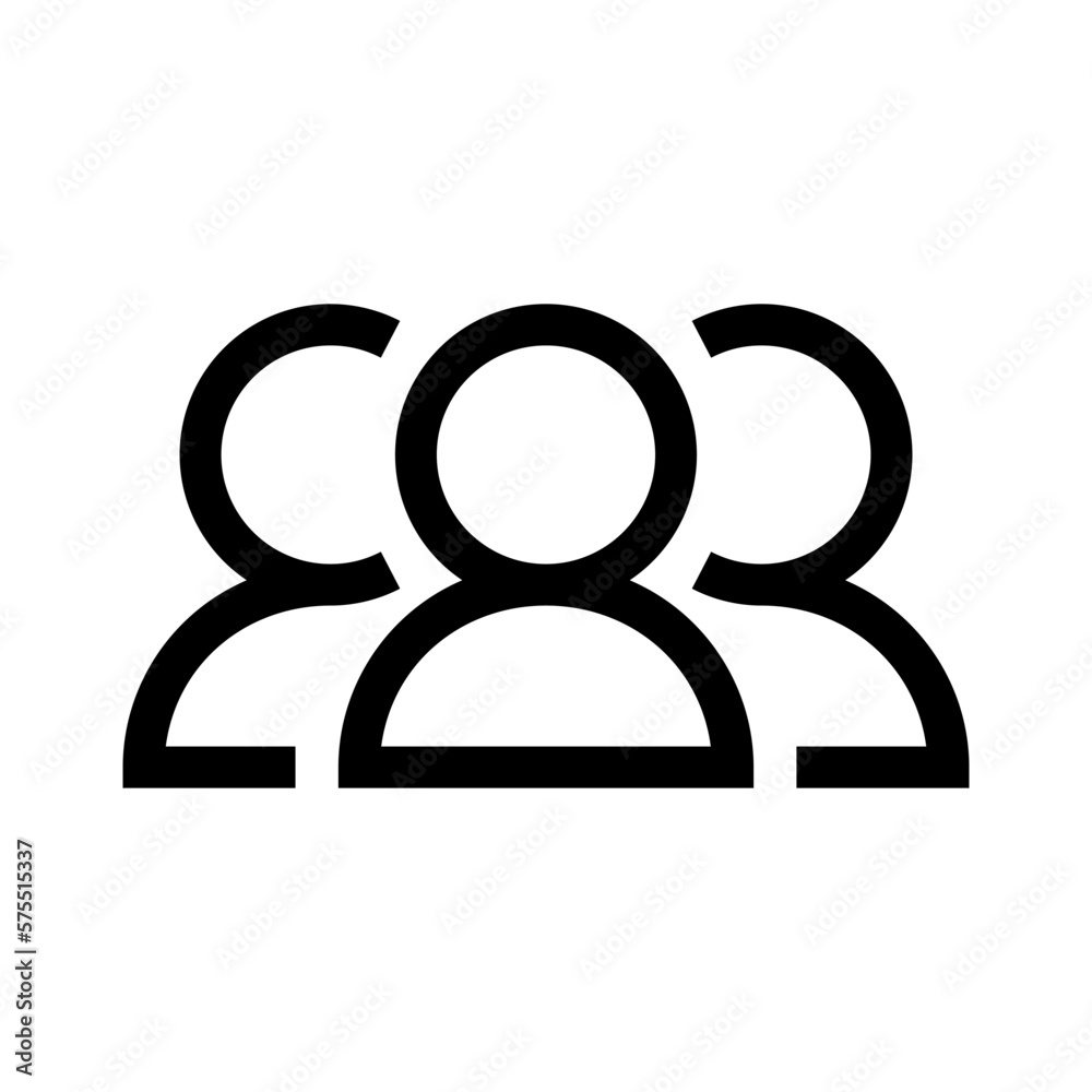 group icon or logo isolated sign symbol vector illustration - high quality black style vector icons

