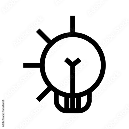 idea icon or logo isolated sign symbol vector illustration - high quality black style vector icons 