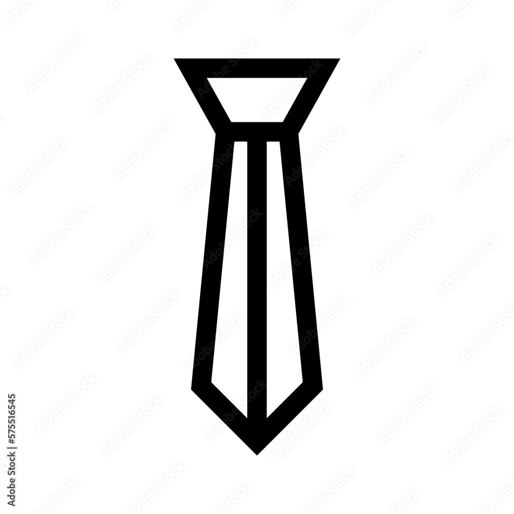 necktie icon or logo isolated sign symbol vector illustration - high quality black style vector icons
