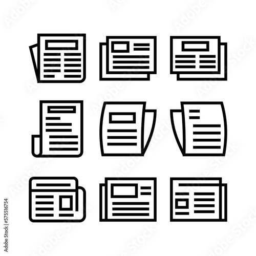 newspaper icon or logo isolated sign symbol vector illustration - high quality black style vector icons 