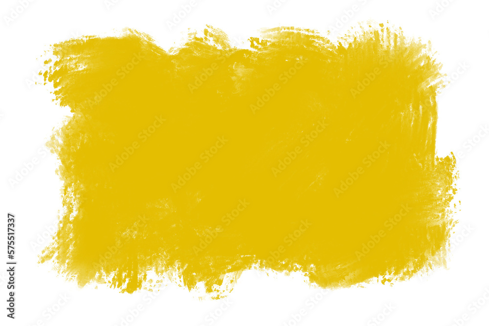 YELLOW Watercolor SQUARE with modern brush style with colorful decoration for your template.