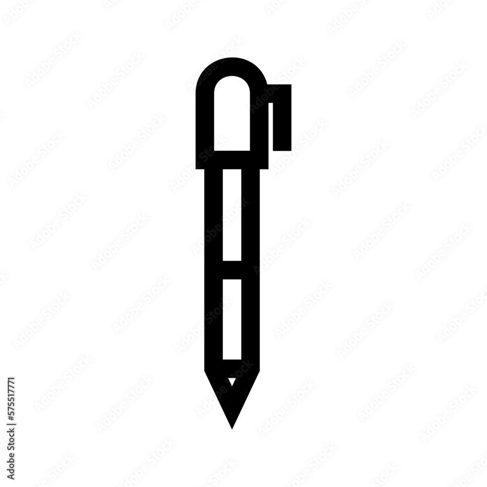 pen icon or logo isolated sign symbol vector illustration - high quality black style vector icons
