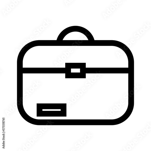 suitcase icon or logo isolated sign symbol vector illustration - high quality black style vector icons 