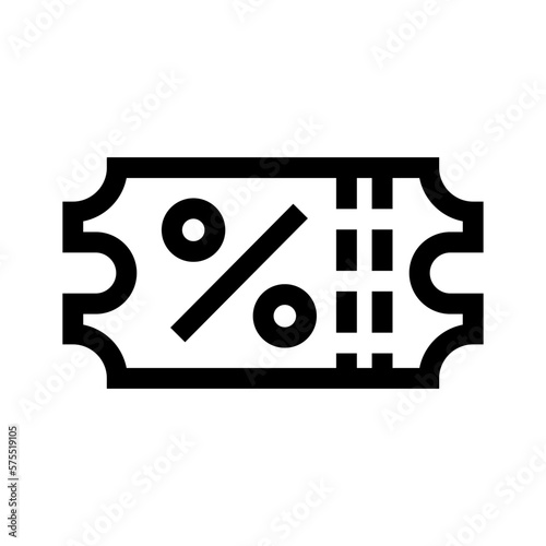 voucher icon or logo isolated sign symbol vector illustration - high quality black style vector icons 