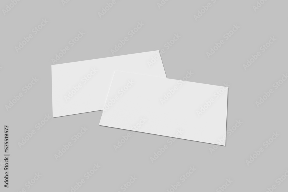 Two business card mockup Two business card mockup