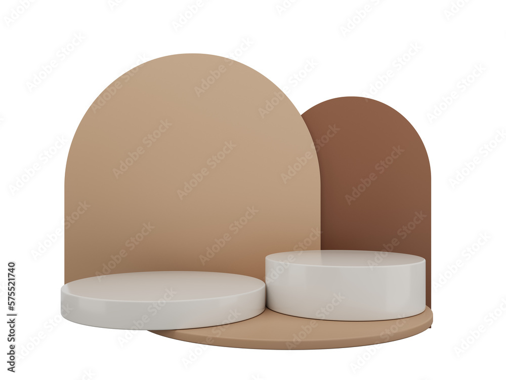 Abstract Geometric Podium Product Display Stand Transparent Background Minimal Showcase Pastel Color For Booth Cosmetic 3D Render Illustration Abstract Geometric Podium Product Display Stand Transparent Background Minimal Showcase Pastel Color For Booth Cosmetic 3D Render Illustration