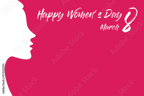 March 8. International Women's Day greeting card paper cut for your design. vector illustration © Fill & Strokes