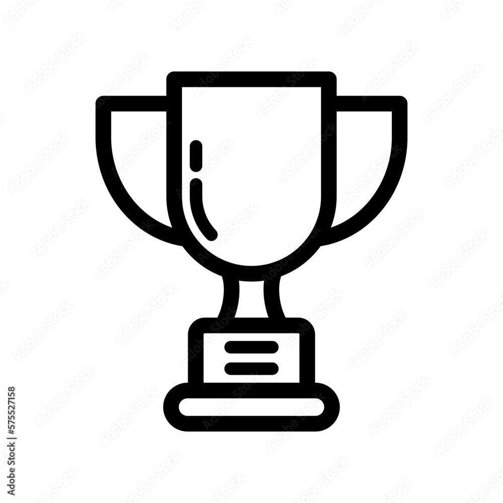 trophy icon, trophy vector logo template trophy icon, trophy vector logo template