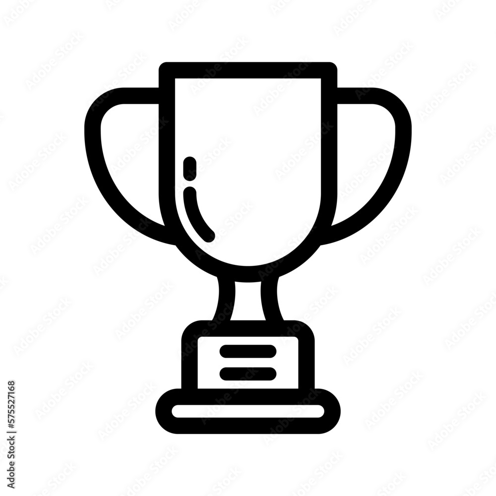 trophy icon, trophy vector logo template trophy icon, trophy vector logo template