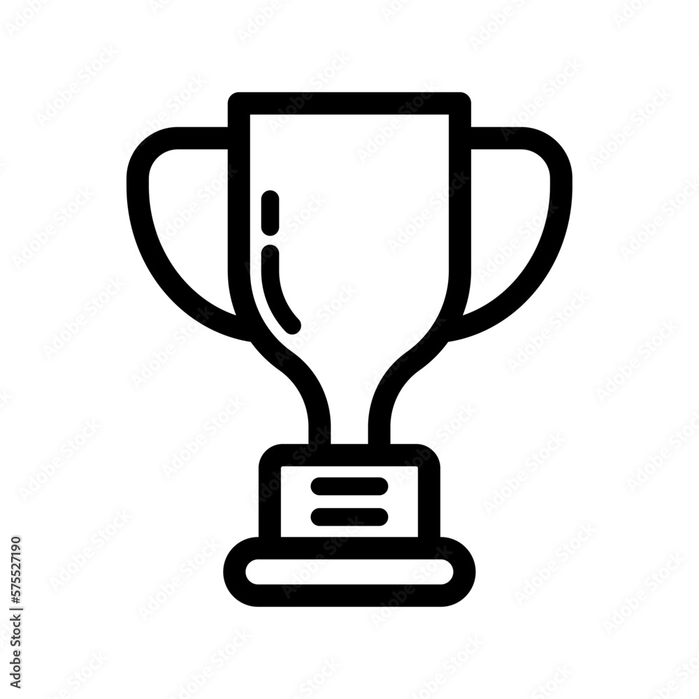 trophy icon, trophy vector logo template trophy icon, trophy vector logo template