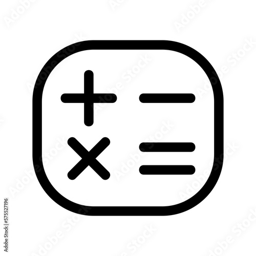 calculator icon or logo isolated sign symbol vector illustration - high quality black style vector icons 