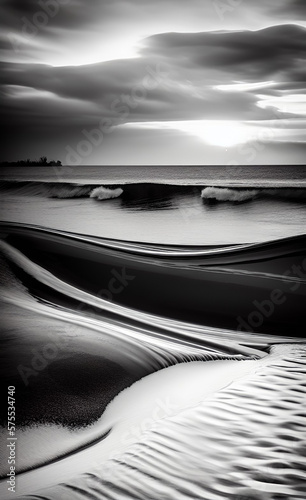 black and white art i made it with dream by wombo photo