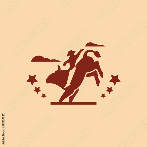 Rodeo Cowboy Logo