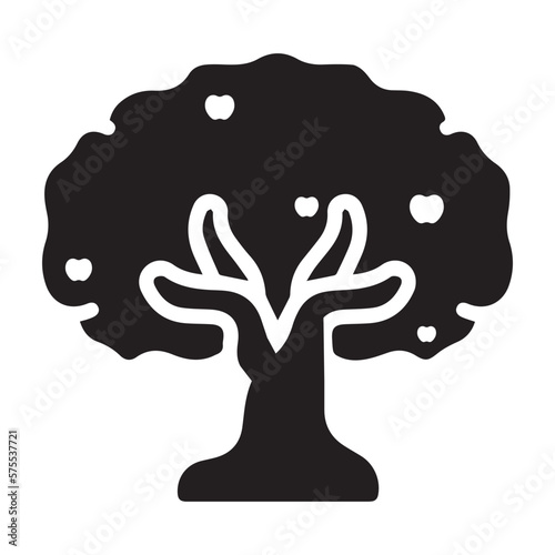 Apple tree icon