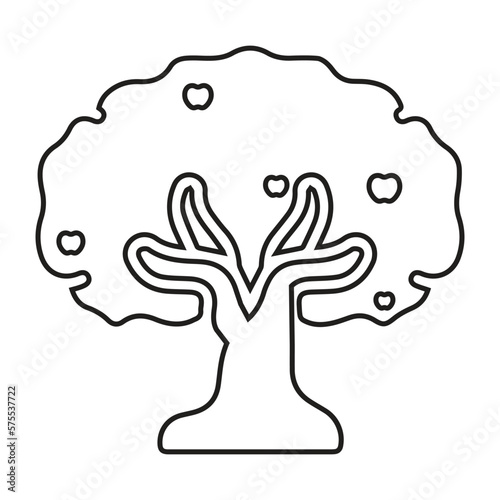 Apple tree icon
