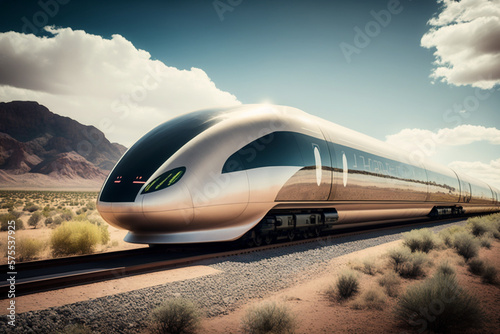 Hyperloop Train - Futuristic High-Speed Transportation System for Fast and Efficient Travel