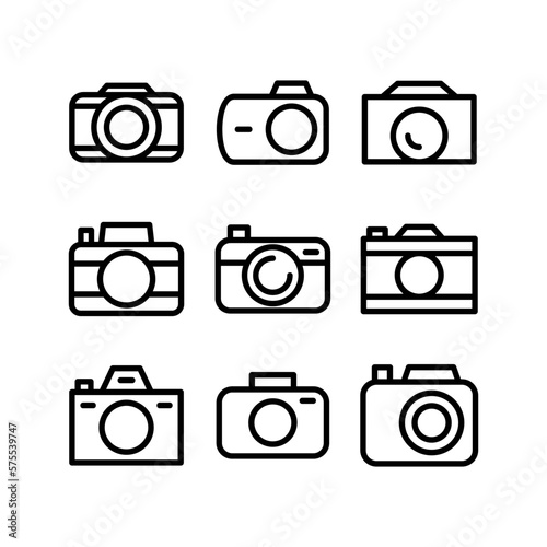 camera icon or logo isolated sign symbol vector illustration - high quality black style vector icons
