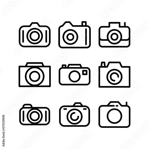 camera icon or logo isolated sign symbol vector illustration - high quality black style vector icons 