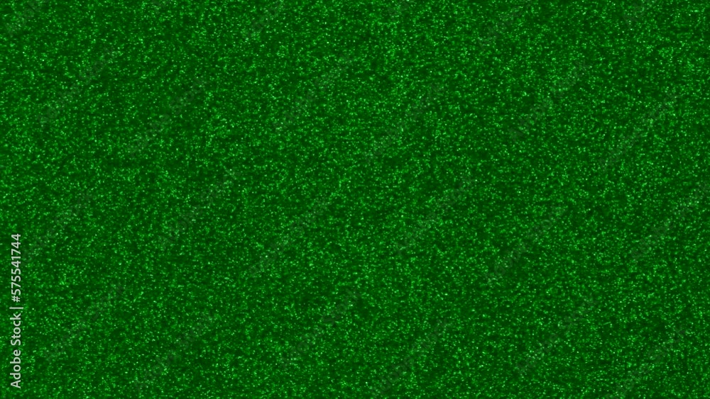 Rough fine-grained green background in motion