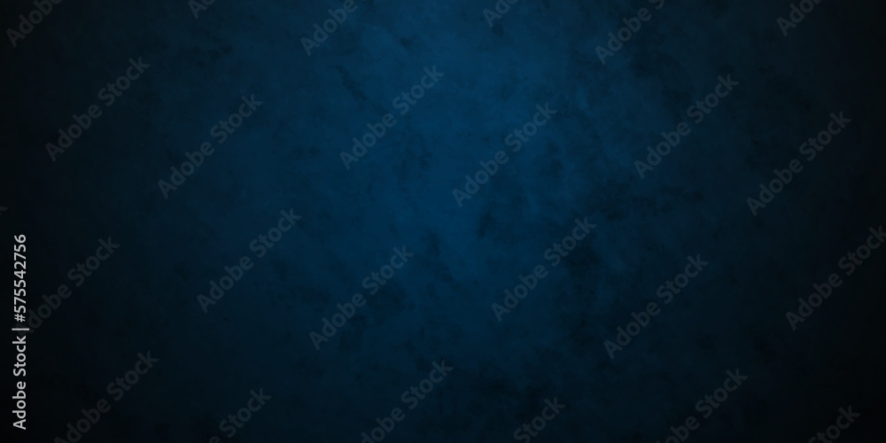 Dark Blue background with grunge backdrop texture, watercolor painted mottled blue background, colorful bright ink and watercolor textures on white paper background.