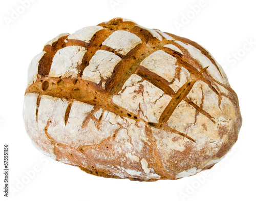 Krustenbrot close up transparent freigestellt