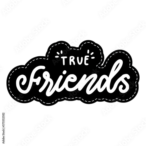 true friends happy friendship day stickers