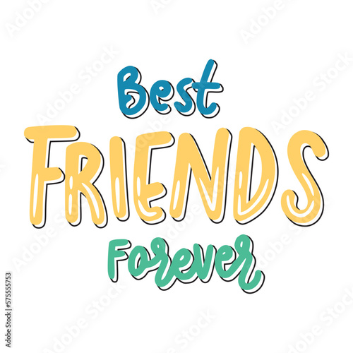 best friends forever happy friendship day stickers