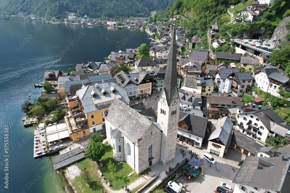 Hallstatt, Austria/
a small town in the district of Gmunden, in the Austrian state of Upper Austria. 