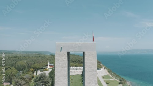 Gallipoli peninsula, where Canakkale land and sea battles took place during the first world war. 
