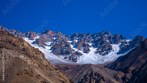 mountains in winter