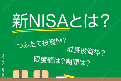 新NISAの解説に関するイラスト