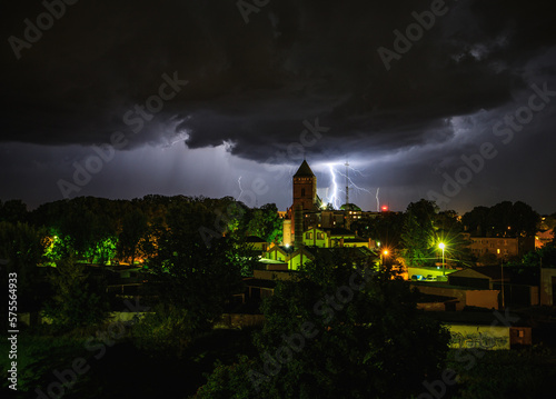 Thunder over the church
