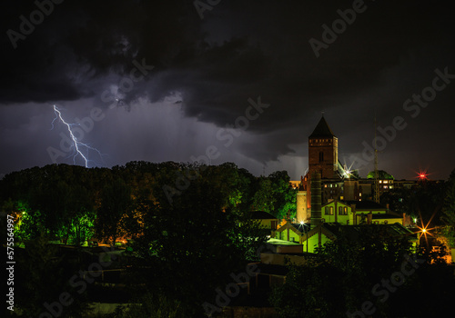 Thunder over the church