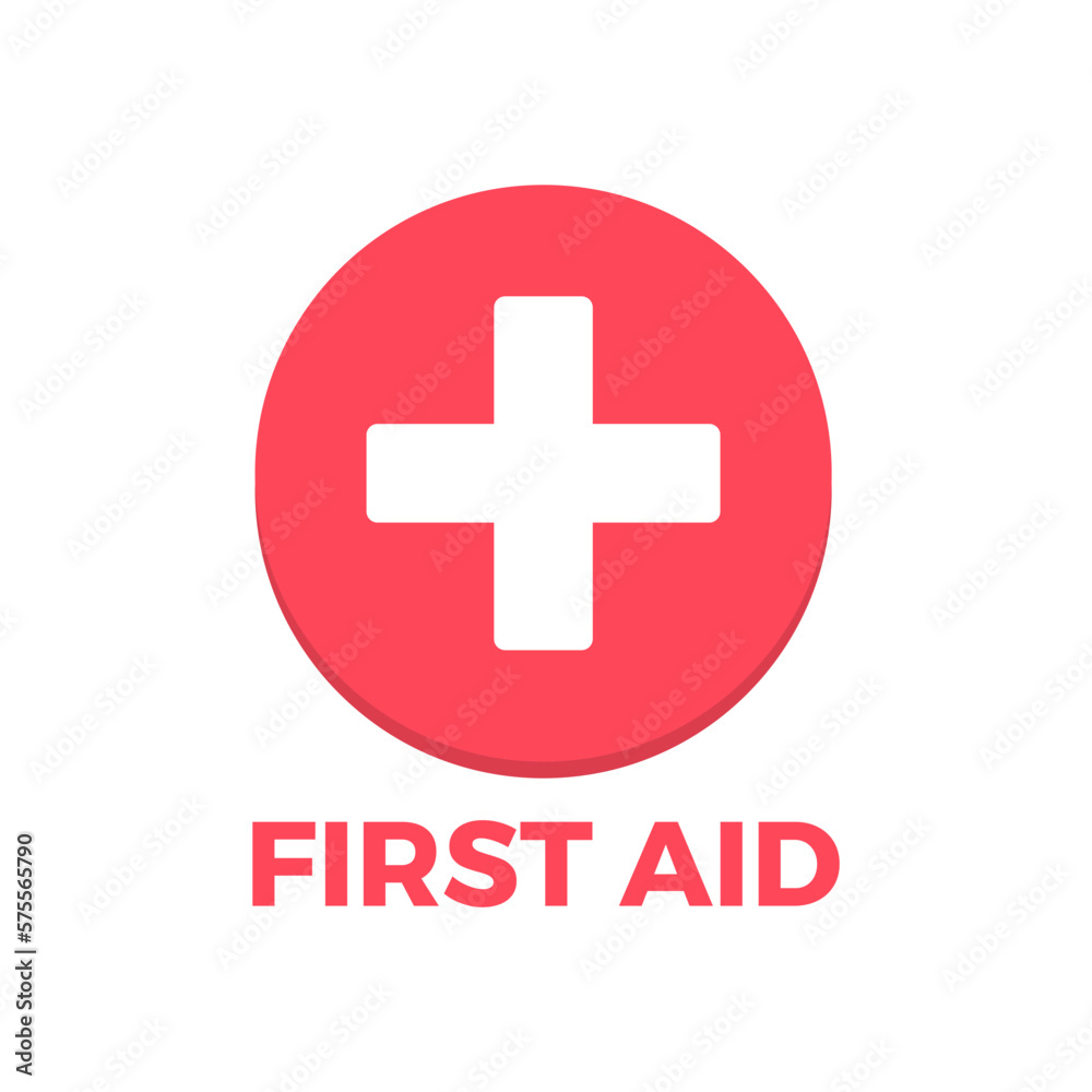 Obraz premium First Aid Isolated Vector Icon