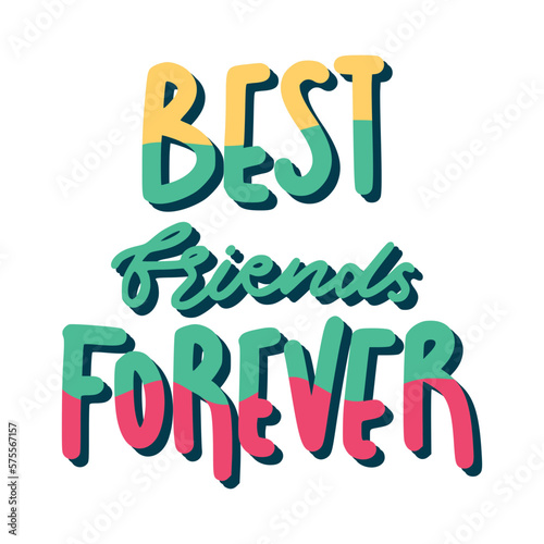 best friends forever happy friendship day stickers