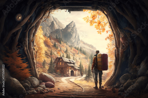 Travelling good time in new place - generative ai