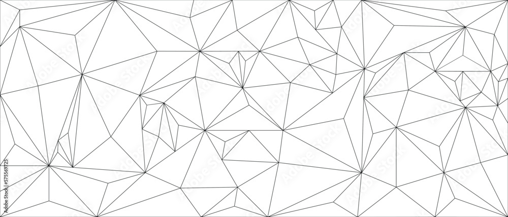 Network polygonal mesh background. Crystal design with futuristic structure