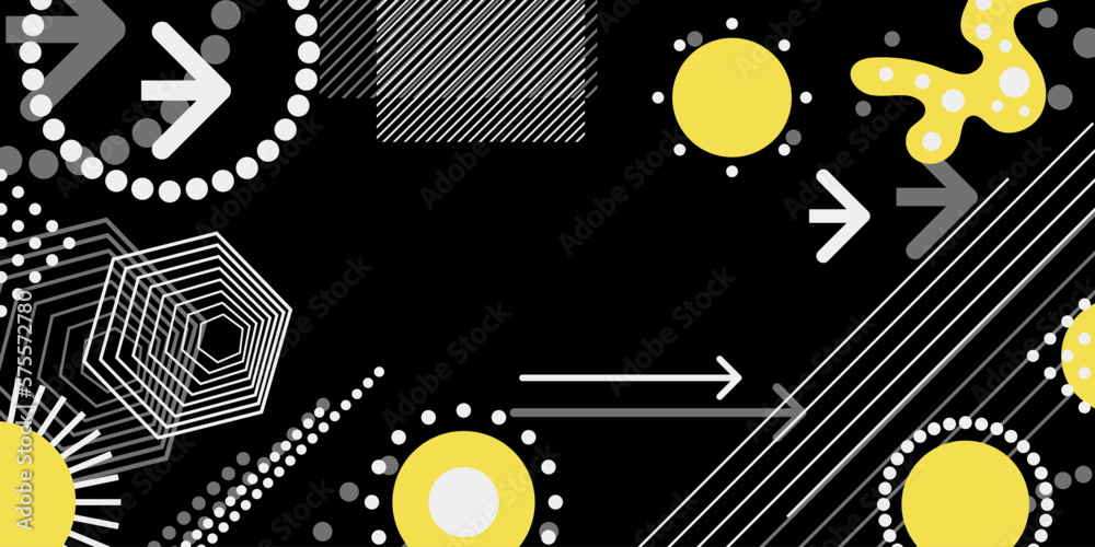 Obraz premium Abstract vector background, geometric shapes, frame