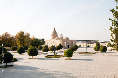 Mausoleum of Chashma-Ayub of the Timur era, built by Khorezm masters. Bukhara. Uzbekistan photo
