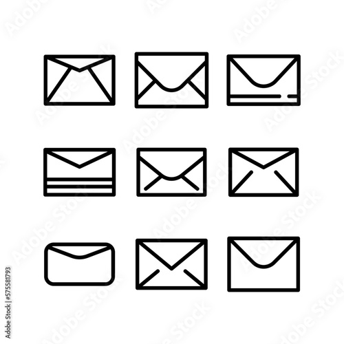 envelope icon or logo isolated sign symbol vector illustration - high quality black style vector icons 