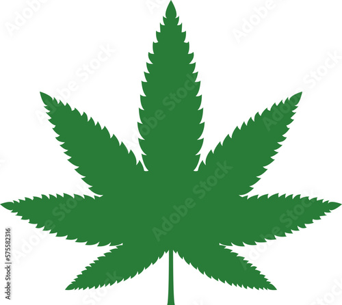 Cannabis leaf vector icon. Marijuana legalize symbol, marijuana or hemp icon, cannabis medical sign vector illustration.