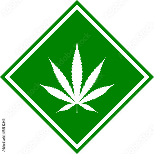 Cannabis leaf vector icon. Marijuana legalize symbol, marijuana or hemp icon, cannabis medical sign vector illustration.