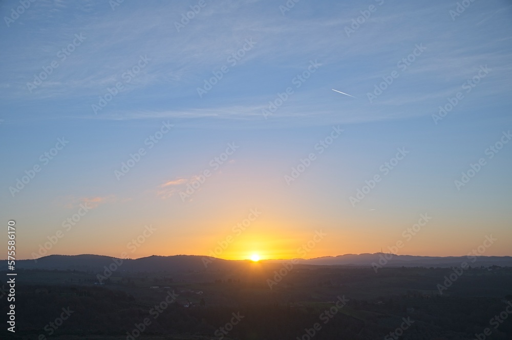 Sunrise at Umbria, Italy