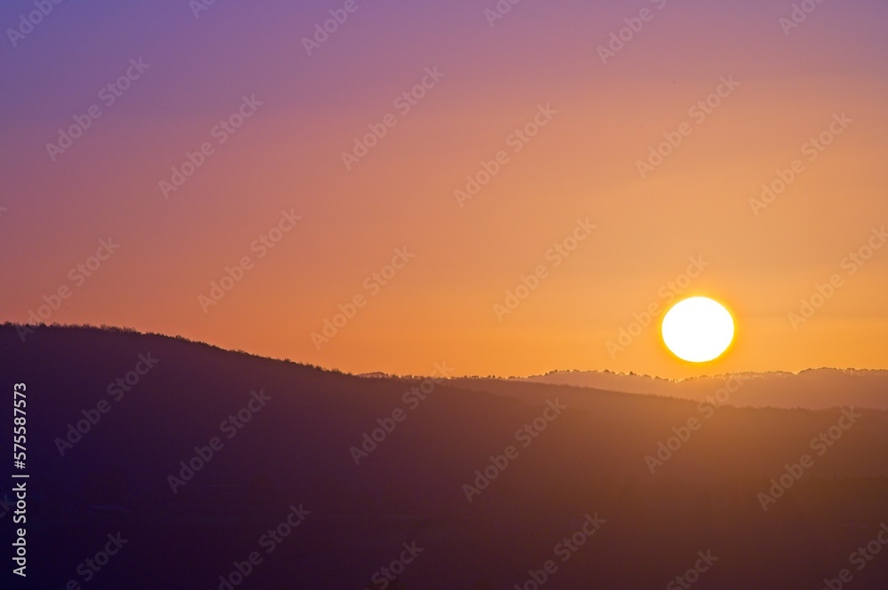 Sunrise at Umbria, Italy