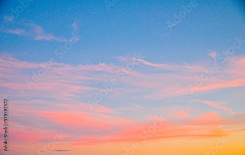 Fototapeta Naklejka Na Ścianę i Meble -  Sunset at Umbria, Italy