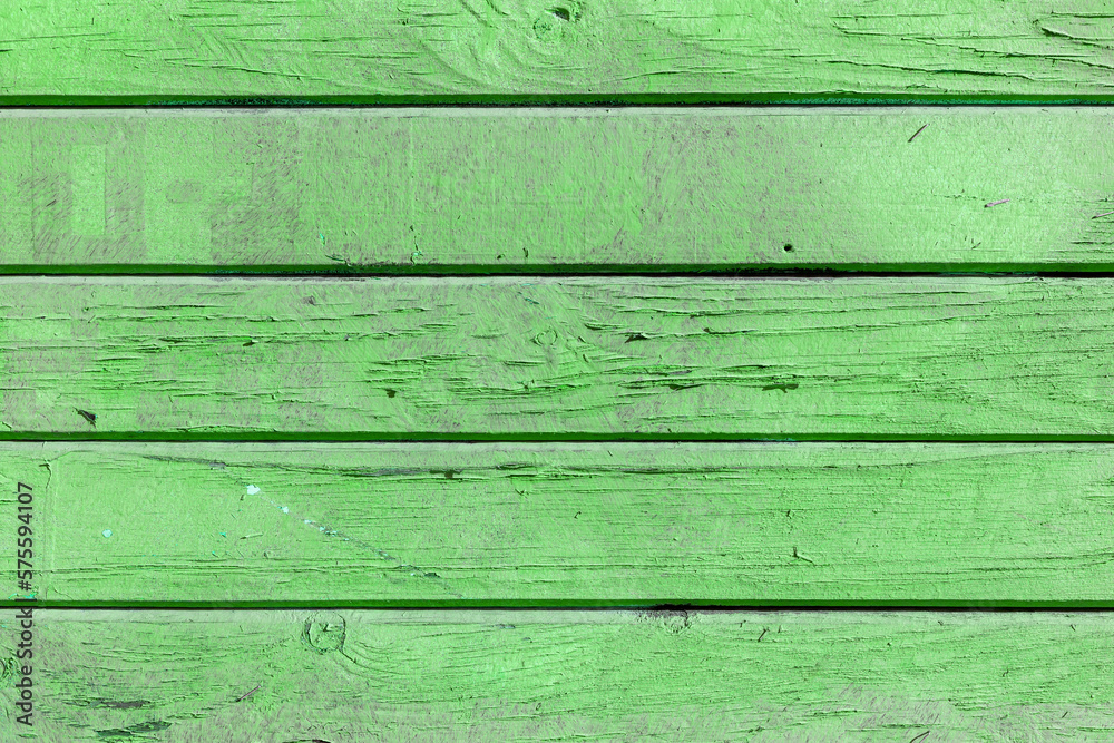The old green wood texture with natural patterns The old green wood texture with natural patterns